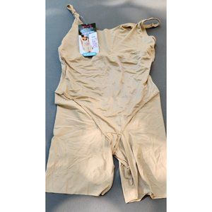 MAIDENFORM Self Expressions WOMEN'S OPEN BUST BODY 18-20 SHAPER FIRM 2XL